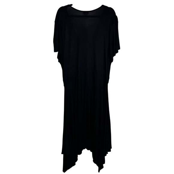 Bundle 2 U-Knit Dresses Black & Brown 1X Handkerchief Hem Whimsigoth‎ Dark Fairy - Picture 7 of 14